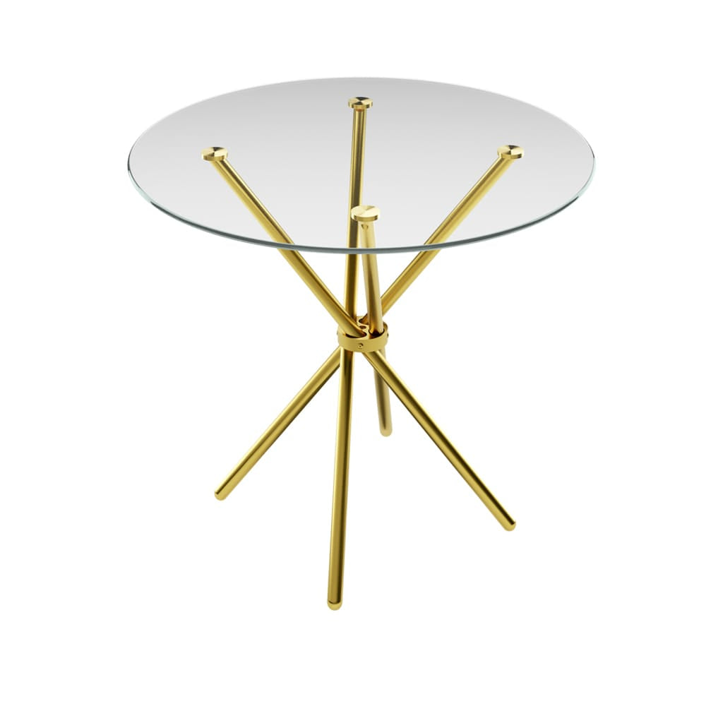 OTI Dining Casa Glass & Gold Dining Table House of Isabella UK