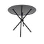 OTI Dining Casa Glass & Silver Dining Table House of Isabella UK