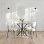 OTI Dining Casa Gold Table with Smith Loaf Chairs House of Isabella UK