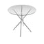 OTI Dining Casa Silver Table with Smith Black Chairs House of Isabella UK