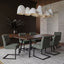 OTI Dining Cleaver Desert Sage and Black Dining Chairs House of Isabella UK