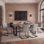 OTI Dining Cleaver Smoked Pearl and Black Dining Chairs House of Isabella UK