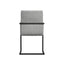 OTI Dining Cleaver Smoked Pearl and Black Dining Chairs with Arms House of Isabella UK