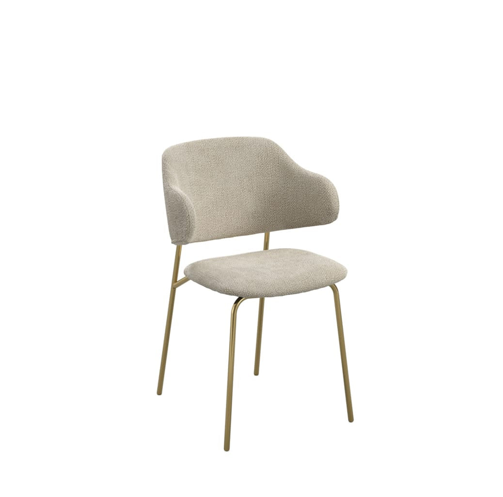 OTI Dining Dorchester Wheat and Gold Dining Chair House of Isabella UK