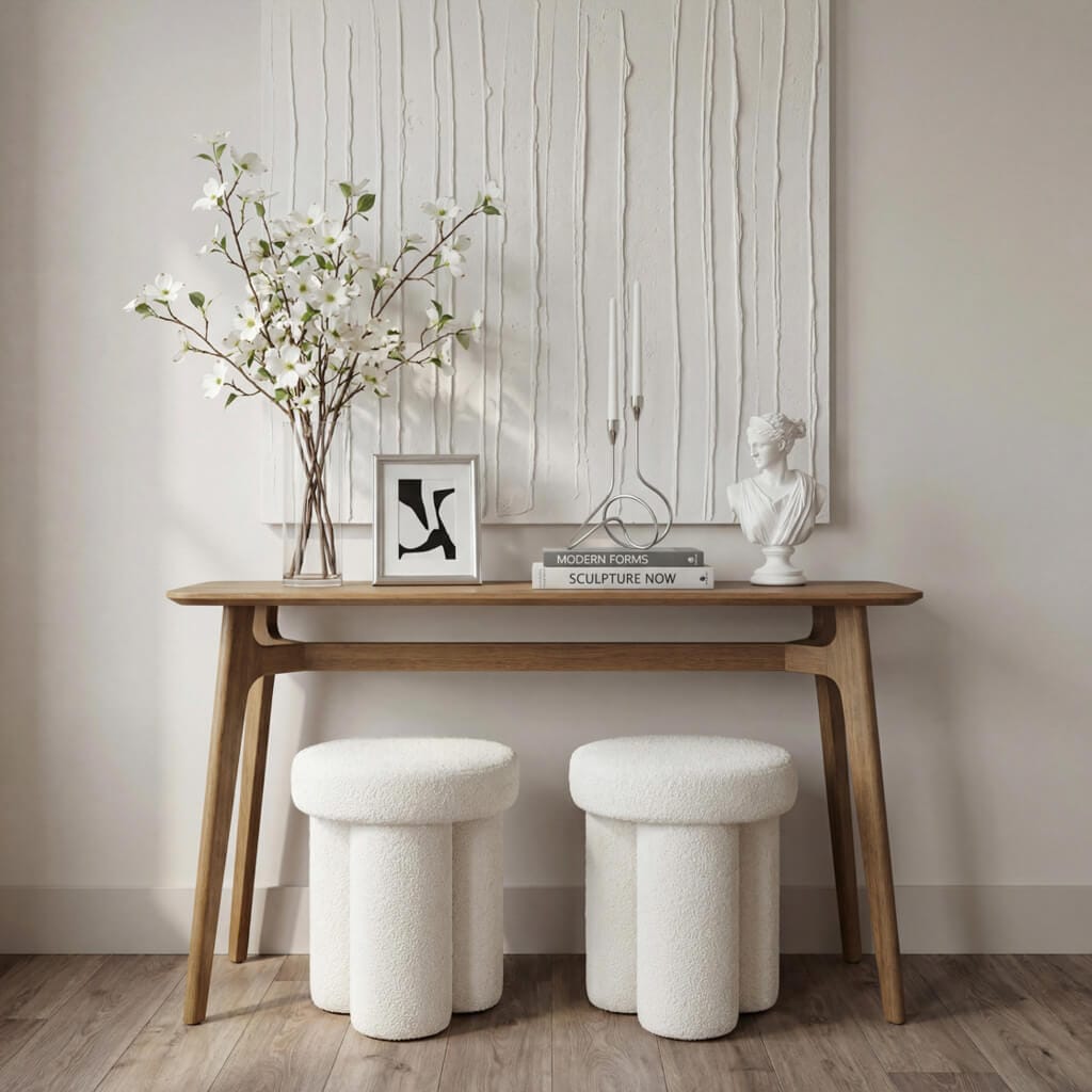 OTI Dining Fargo Snow Stool House of Isabella UK