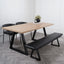 OTI Dining Hyde Natural Dining Table House of Isabella UK