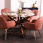 OTI Dining Lara Vintage Pink & Gold Dining Chairs House of Isabella UK