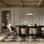 OTI Dining Rina Black Dining Table with 4 Nova Mole Chairs House of Isabella UK