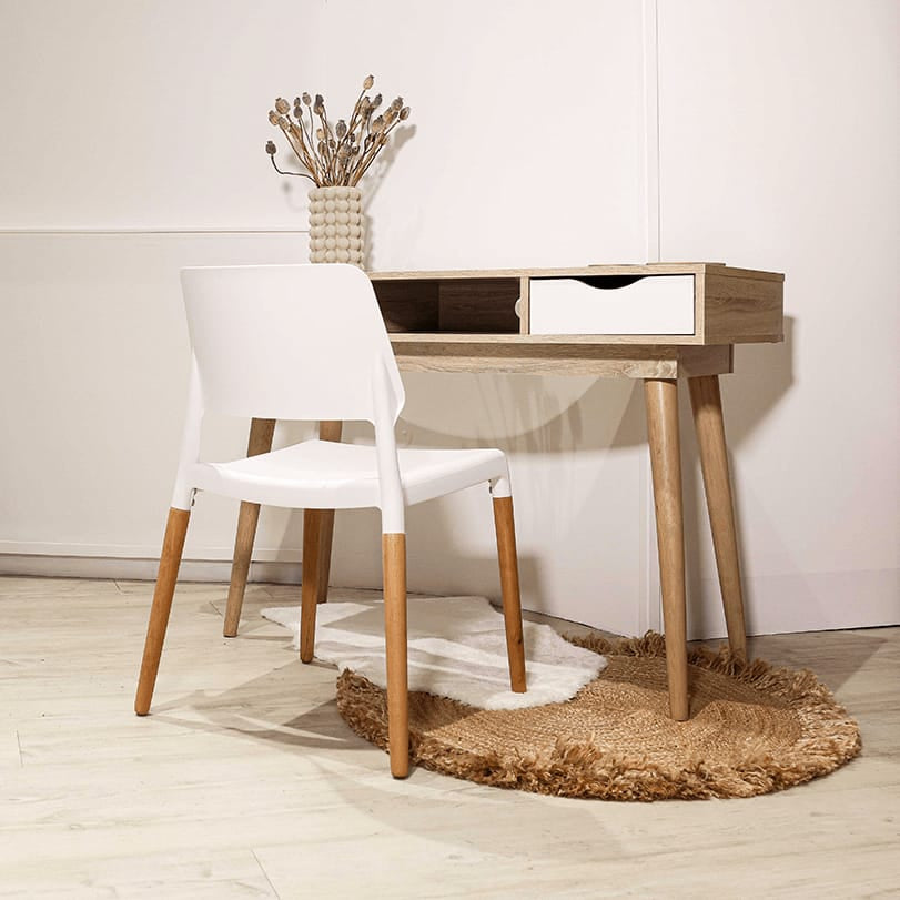 OTI Dining Riva White Dining Chair House of Isabella UK