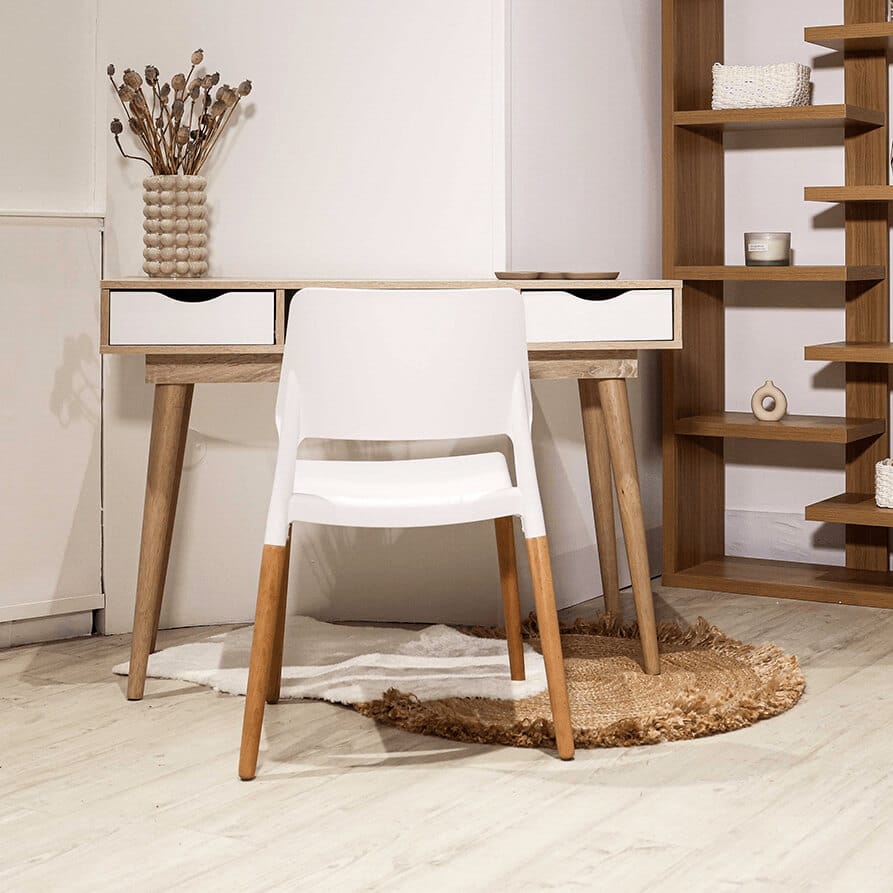 OTI Dining Riva White Dining Chair House of Isabella UK
