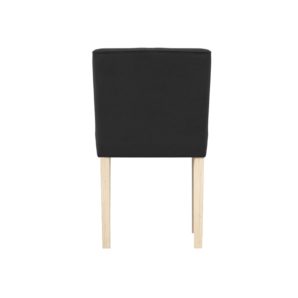 OTI Dining Shay Anthracite Winged Dining Chair Without Arms House of Isabella UK