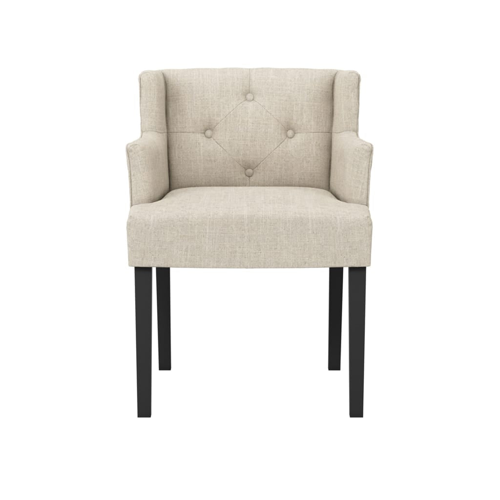 OTI Dining Shay Stone Winged Dining Chair with Arms House of Isabella UK