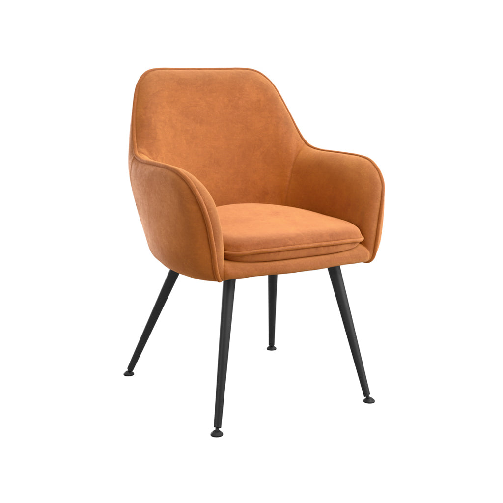 OTI Dining Tara Burnt Rust Dining Chair House of Isabella UK