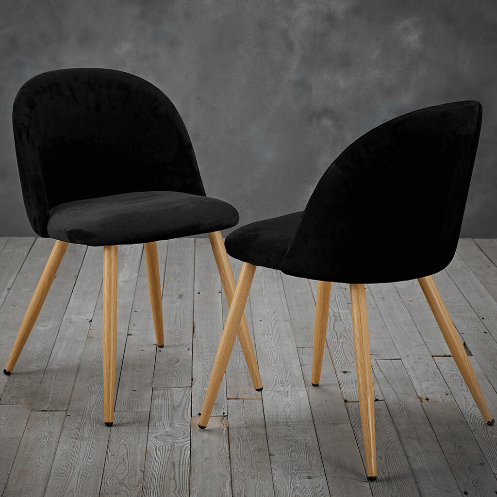 OTI Dining Venice Black Dining Chairs House of Isabella UK