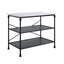 OTI Kitchen Fairmont Marble & Black Kitchen Island House of Isabella UK