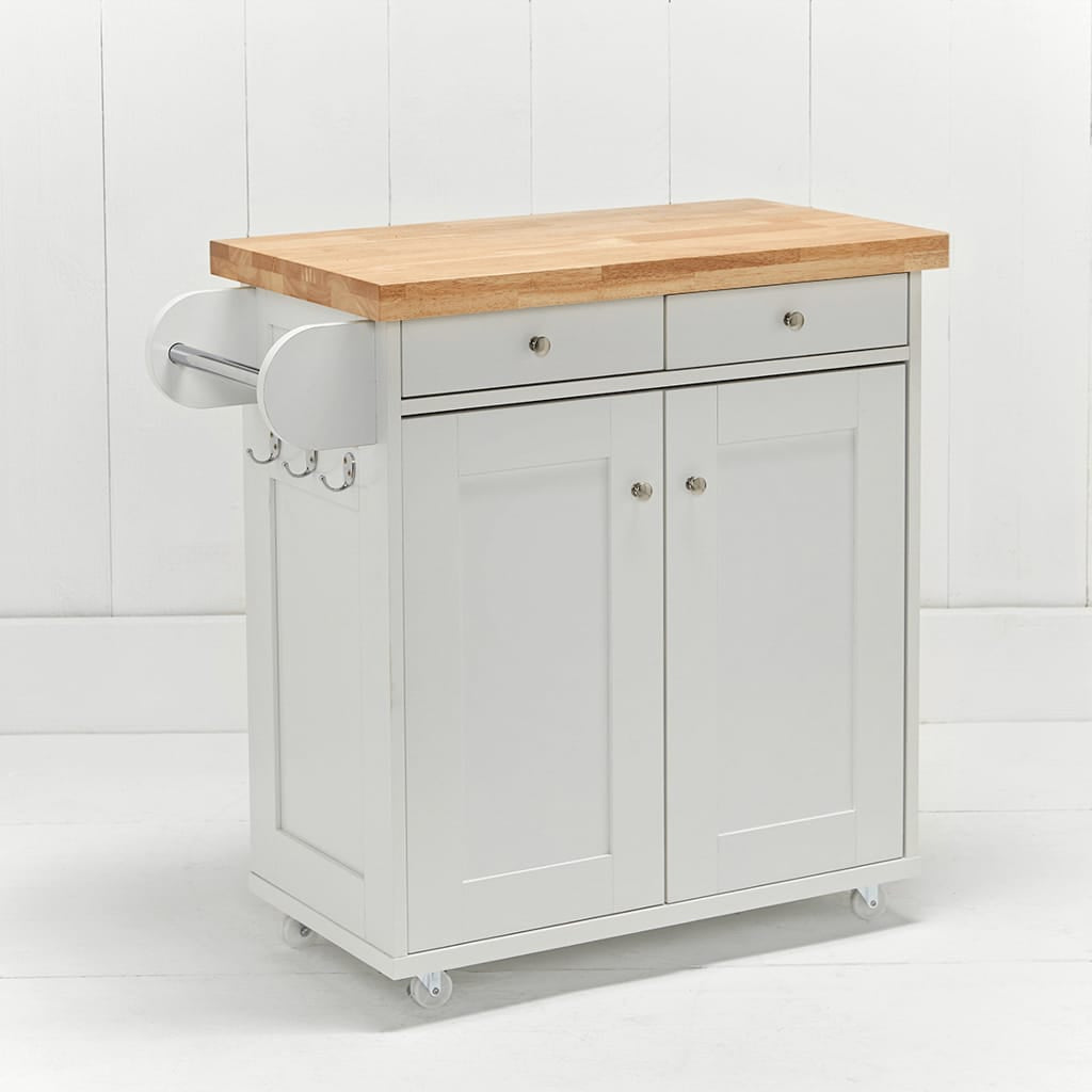 OTI Kitchen Portland White Kitchen Island House of Isabella UK