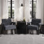 OTI Living Abel Coal and Black Chair House of Isabella UK
