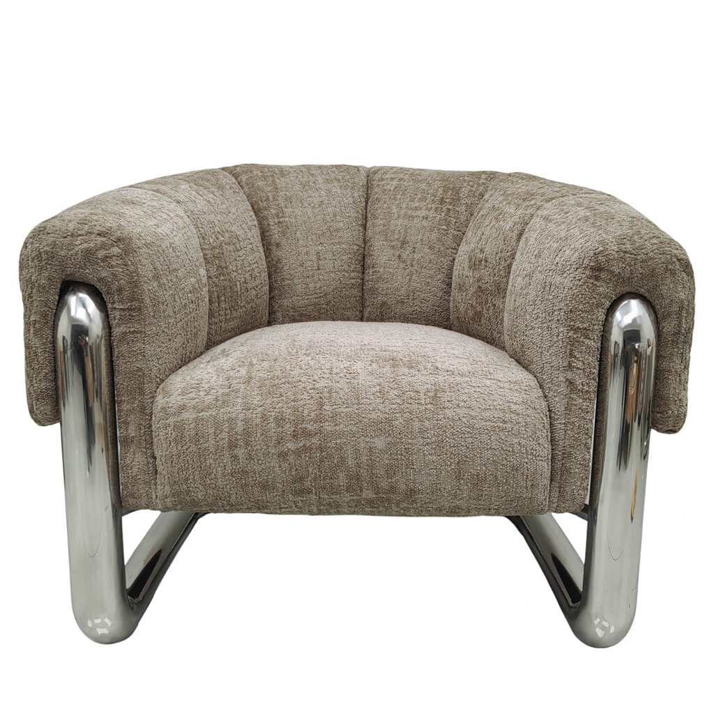 OTI Living Audrey Dark Beige Chair House of Isabella UK