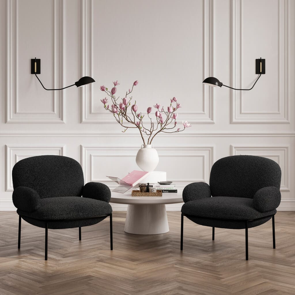 OTI Living Avery Black Chair House of Isabella UK