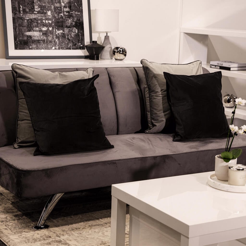 OTI Living Brighton Grey Sofa Bed House of Isabella UK