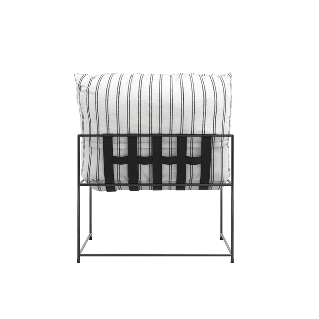 OTI Living Brook Chalk Stripe Chair House of Isabella UK