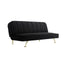 OTI Living Burlington Black Sofa Bed House of Isabella UK