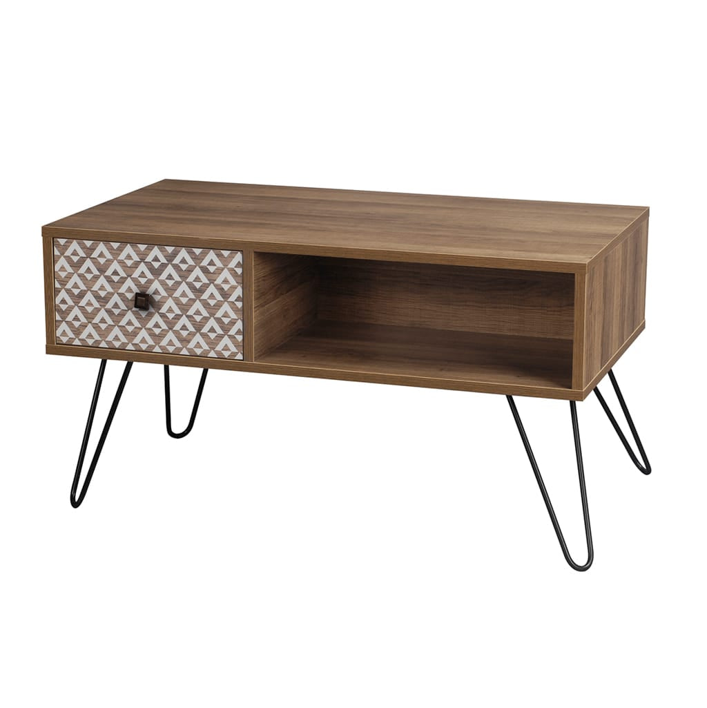 OTI Living Casablanca Dark Oak Coffee Table House of Isabella UK