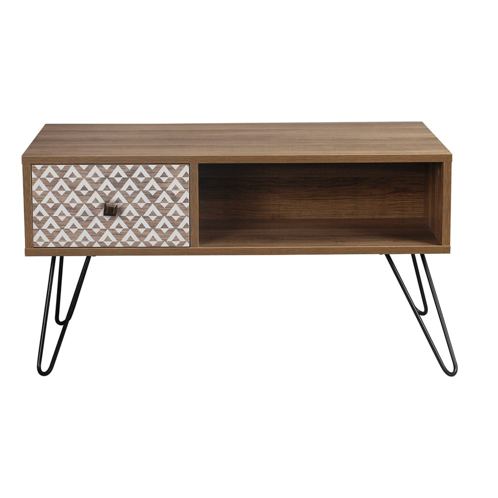 OTI Living Casablanca Dark Oak Coffee Table House of Isabella UK