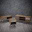 OTI Living Casablanca Dark Oak Side Table House of Isabella UK