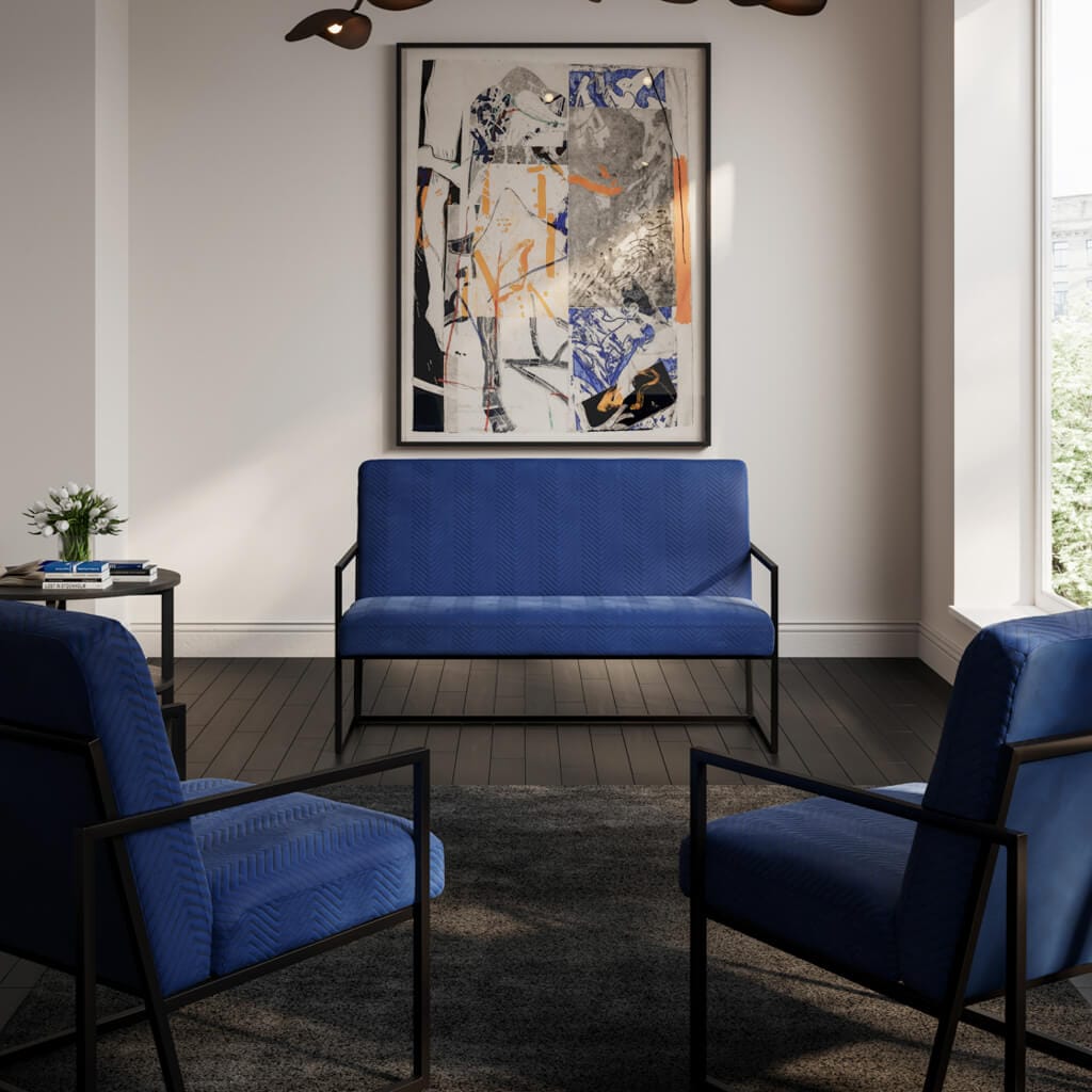 OTI Living Chance Oxford Blue Sofa House of Isabella UK