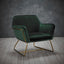 OTI Living Charles Racing Green Chair House of Isabella UK
