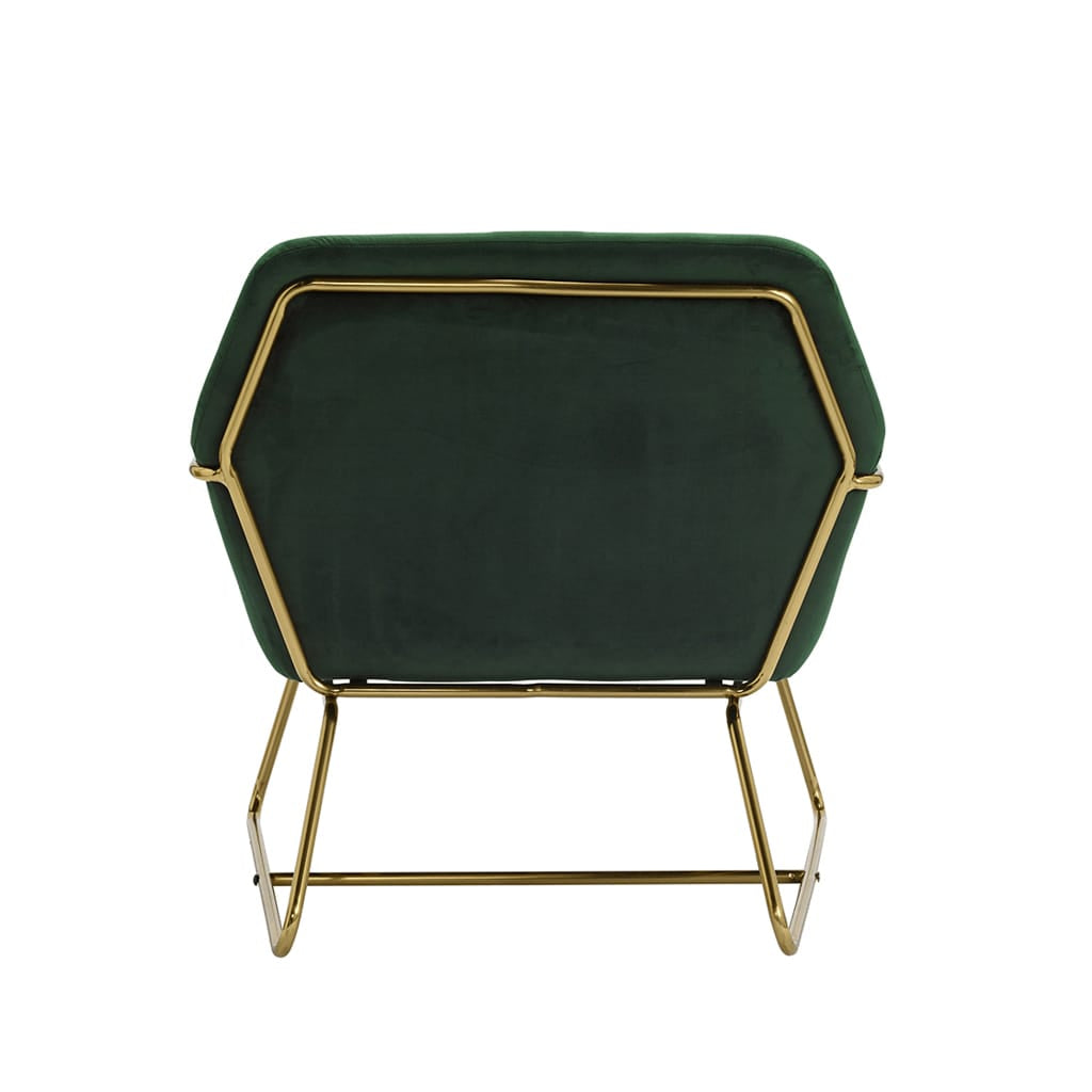 OTI Living Charles Racing Green Chair House of Isabella UK