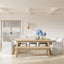 OTI Living Drift Latte Bench House of Isabella UK
