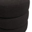 OTI Living Emi Black and Black Pouffe House of Isabella UK