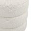 OTI Living Emi Ivory and Black Pouffe House of Isabella UK