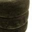 OTI Living Emi Olive and Black Pouffe House of Isabella UK