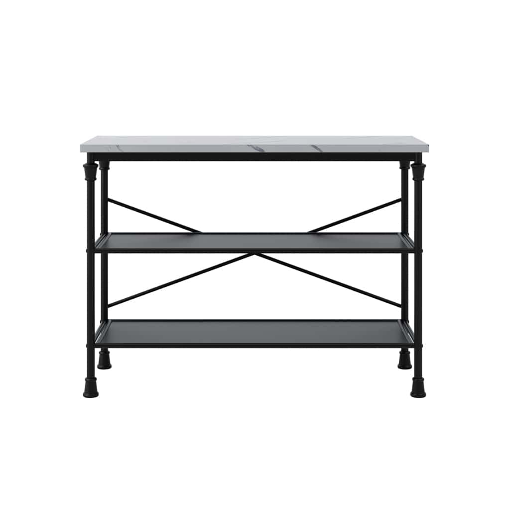 OTI Living Fairmont Marble & Black Console Table House of Isabella UK