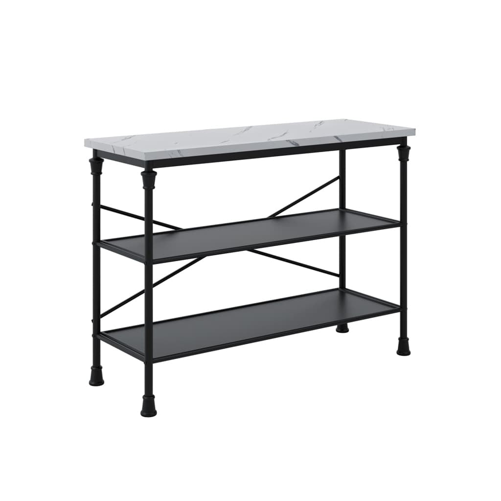 OTI Living Fairmont Marble & Black Console Table House of Isabella UK