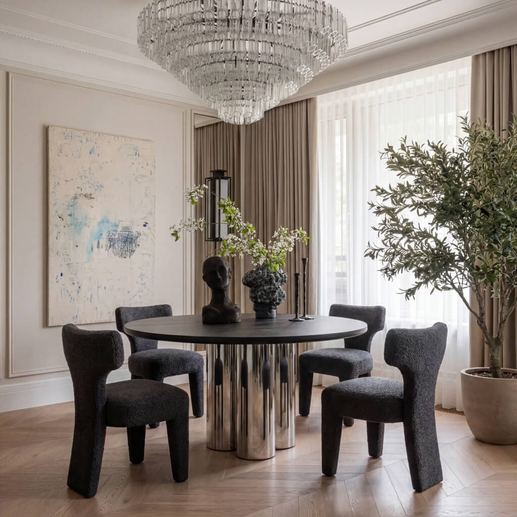 OTI Living Fallon Black Chair House of Isabella UK