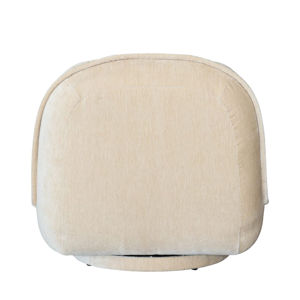 OTI Living Gray Natural Swivel Chair House of Isabella UK