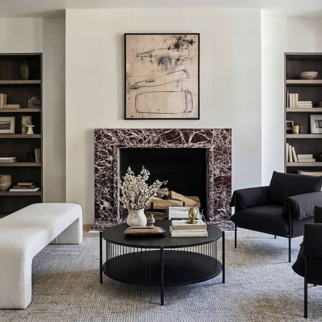 OTI Living Harper Black Coffee Table House of Isabella UK