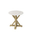 OTI Living Harrow Stone & Latte Side Table House of Isabella UK