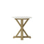 OTI Living Harrow Stone & Latte Side Table House of Isabella UK