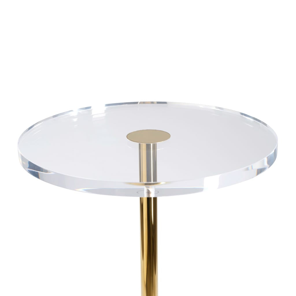 OTI Living Hollywood Clear Side Table House of Isabella UK