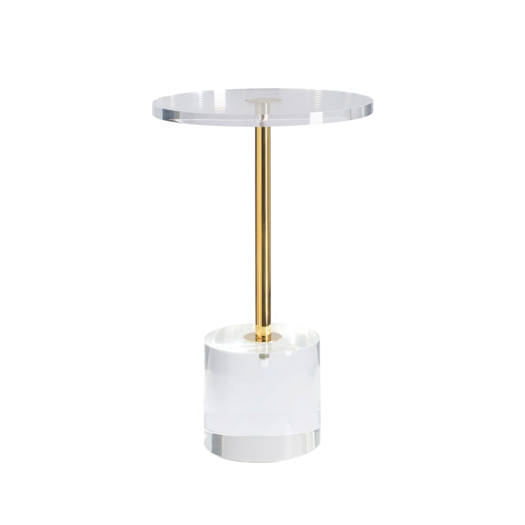 OTI Living Hollywood Clear Side Table House of Isabella UK