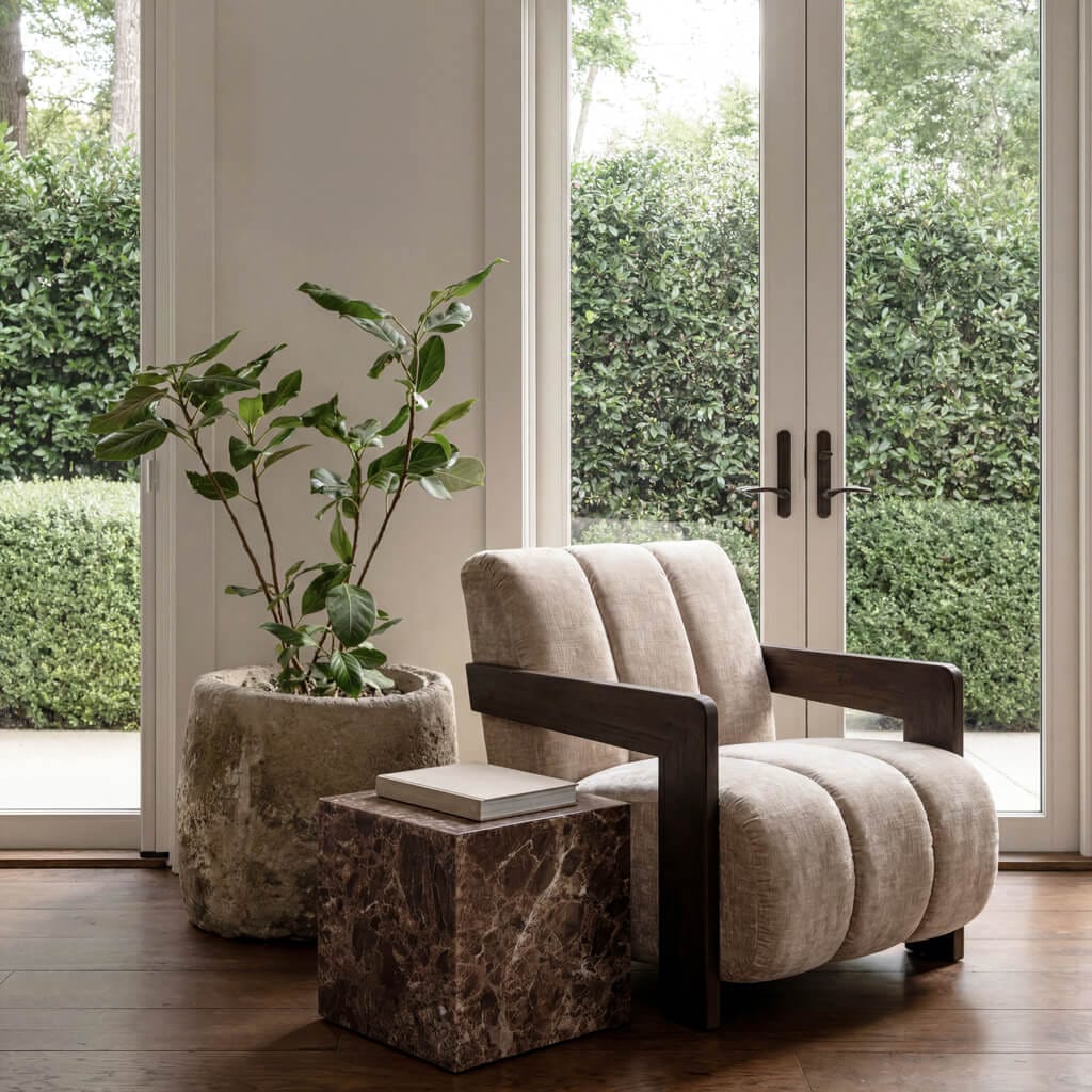 OTI Living Hudson Porcelain Chair House of Isabella UK