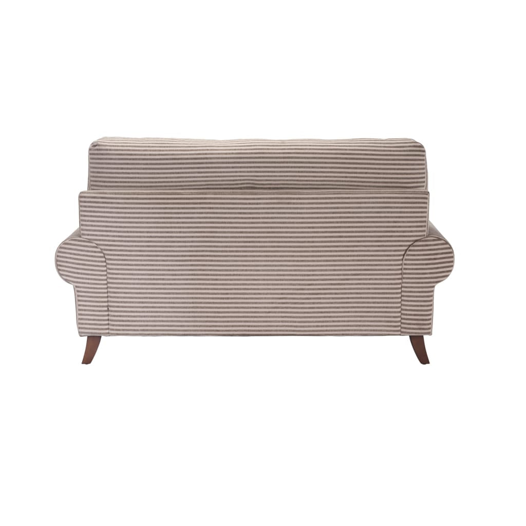 OTI Living Kent Charcoal Stripe 2 Seater Sofa House of Isabella UK