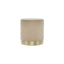 OTI Living Lara Beige Velvet Large Pouffe House of Isabella UK