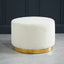 OTI Living Lara Ivory Boucle Large Pouffe House of Isabella UK