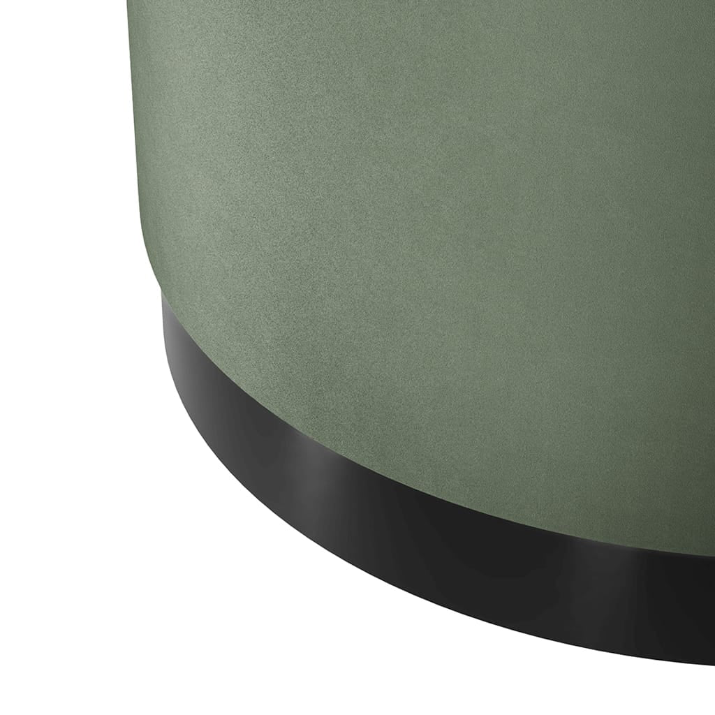 OTI Living Lara Sage Velvet Large Pouffe House of Isabella UK